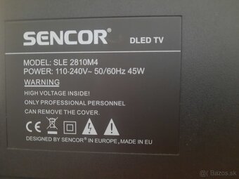 Predám LCD televizor Sencor 28" - 2