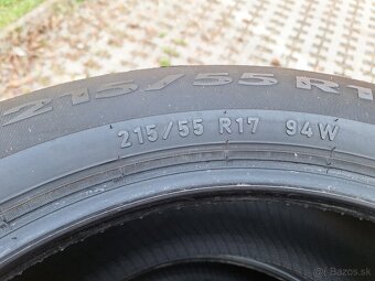 Predam pneumatiky letne 215/55 R17 94W - 2