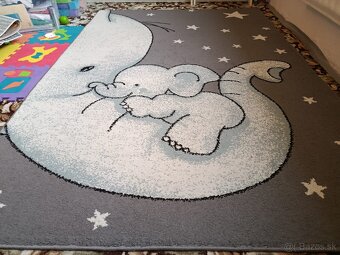 Detsky koberec Slon 193cm x 134 cm - 2