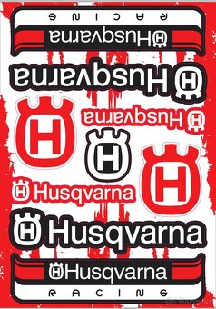 Predám nálepky Husqvarna - 2