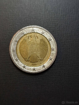 Predám -chybná razba - 2 euro minca - Germany - 2