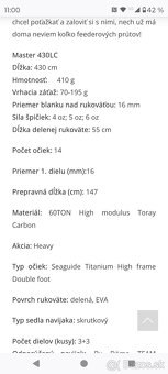 Predám 2 prúty By Döme Master carp 430Lc - 2