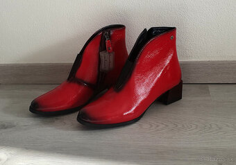 Kožené členkové čižmy Maciejka v.40 - 2