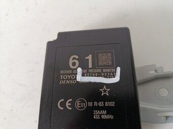 Modul monitora tlaku v pneumatikách Toyota Auris 89760-02161 - 2