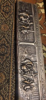 Vintage strieborný hrebeň - 2