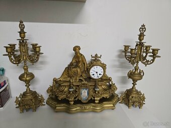 Krásne figurálne hodiny a svietniky - 2