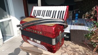 Harmonika -Akordeon.Delícia Carmen 80basová modrá. - 2