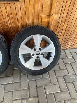 Kolesá 5x112 R16+zimné pneu 205/55 - 2