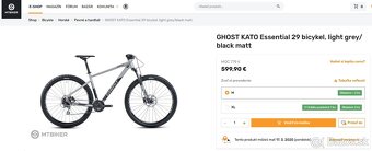 MTB GHOST KATO Essential 29 bicykel - 2