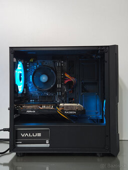 Herný PC – R5 5500 / RX 6600 8GB / 16GB RAM/ 500GB NVMe - 2