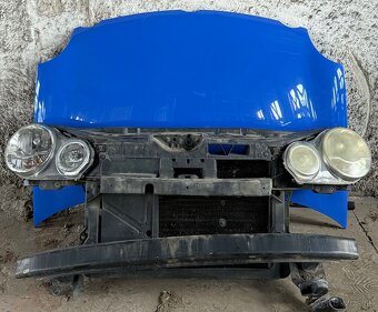 VW POLO 9N, predok, Predny nárazník, kapota, svetla - 2