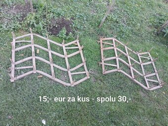 Starý pluh, kolesá, brány, sane, koleso zo studne - 2