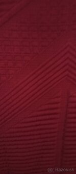 Šaty dlhý rukáv tehlová farba s/m - 2