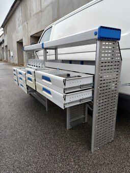 Regále do auta Sortimo ľavý biely - 2