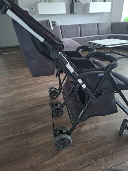 CHICCO Kočík dvojičkový/súrodenecký športový Ohlala Twin Bla - 2
