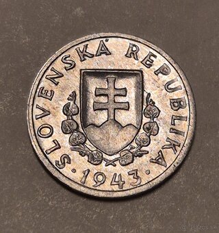 20 Halier 1943 Al, Slovenský štát - 2