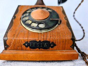 Starožitný telefón - Tesla - 2