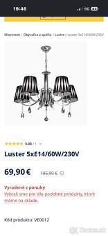 Luster 5xE14/60W/230V - 2