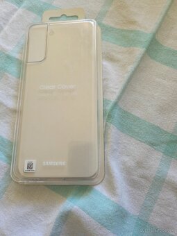 Cover zadný Samsung s21 plus priesvitný a čierny originál ib - 2