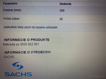 Spojkový sada SACHS - 2