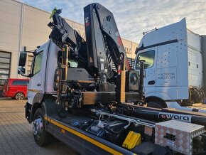 NOVÝ MERCEDES ATEGO 1627 NOSIČ KONTEJNERU + RUKA HIAB - 2