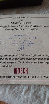 Zobcová flauta Moeck Rottenburgh Barock - 2