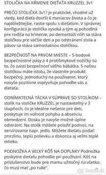 Jedalenska stolicka - 2