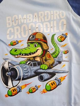Bavlnené pyžamo Bombardiro Crocodilo - 2