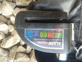 Predám nové prepínače , maska, zámok na kotúč s alarmom - 2