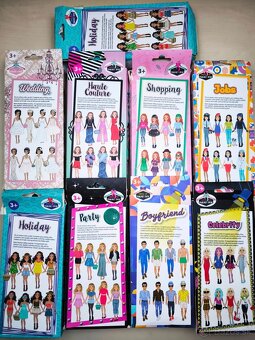 Magnetické bábiky, oblečenie - 2