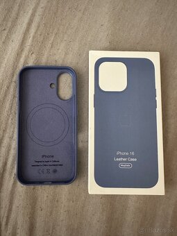 Obal iPhone 16 koženný - 2
