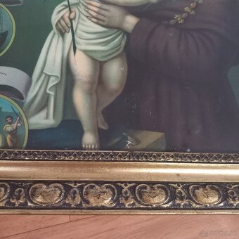 Svätý obraz s pozlateným rámom - 2