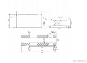 Nový Štvorkolónový zdvihák 5000KG ETGE-SDW50 - 2