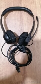 Drôtové USB slúchadlá Logitech - 2