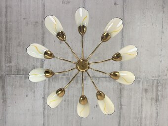 Vintage 10 ramenný luster - 2