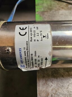 Ponorne čerpadlo - 2