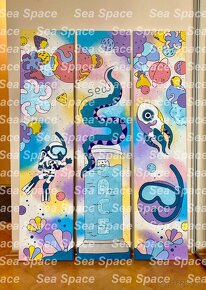 ||ZNÍŽENÁ CENA|| Ručne maľované obrazy: Sea Space - 2