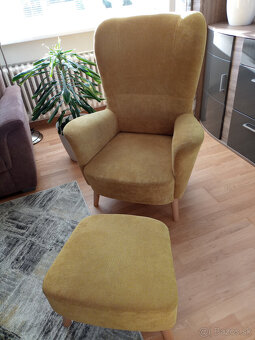 Kreslo a taburetka - 2