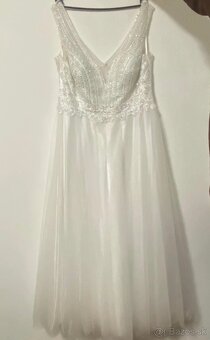 Svadobné šaty veľ. XL (50) - 2