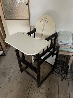 Jedálenska stolička 2v1 - 2