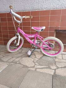 Dievčenský ružový bicykel 16" - 2