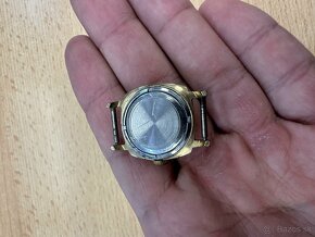 Pozlacene hodinky SLAVA 12 jewels MADE IN USSR - Rozbite - 2