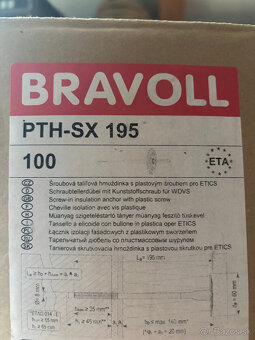 Fasádna hmoždinka Bravoll PTH-SX195 - 2