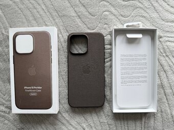 NOVÝ kryt pre Apple 15 Pro Max tkaninový - béžový - 2
