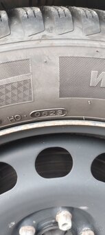 pneumatiky hankook 195/60 r16 zimne+plechace - 2