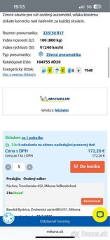 Michelin PILOT ALPIN PA4 235/50 R17 100 V Zimné - 2