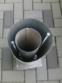 vyduch, komin cez stenu na gamatky MORA - 2