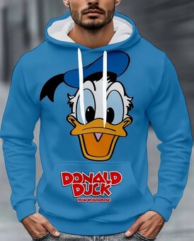 PÁNSKA MIKINA S KAPUCŇOU XXL WALT DISNEY DONALD DUCK - 2