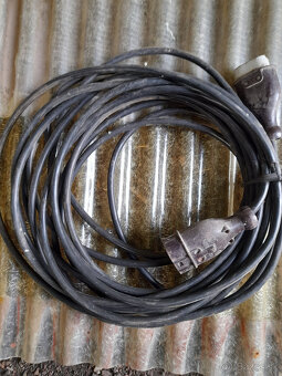 Gumový medenný elektrický kábel - 2kusy - 2