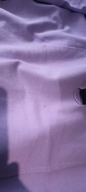 Fialové šaty s dlhým rukávom - 2